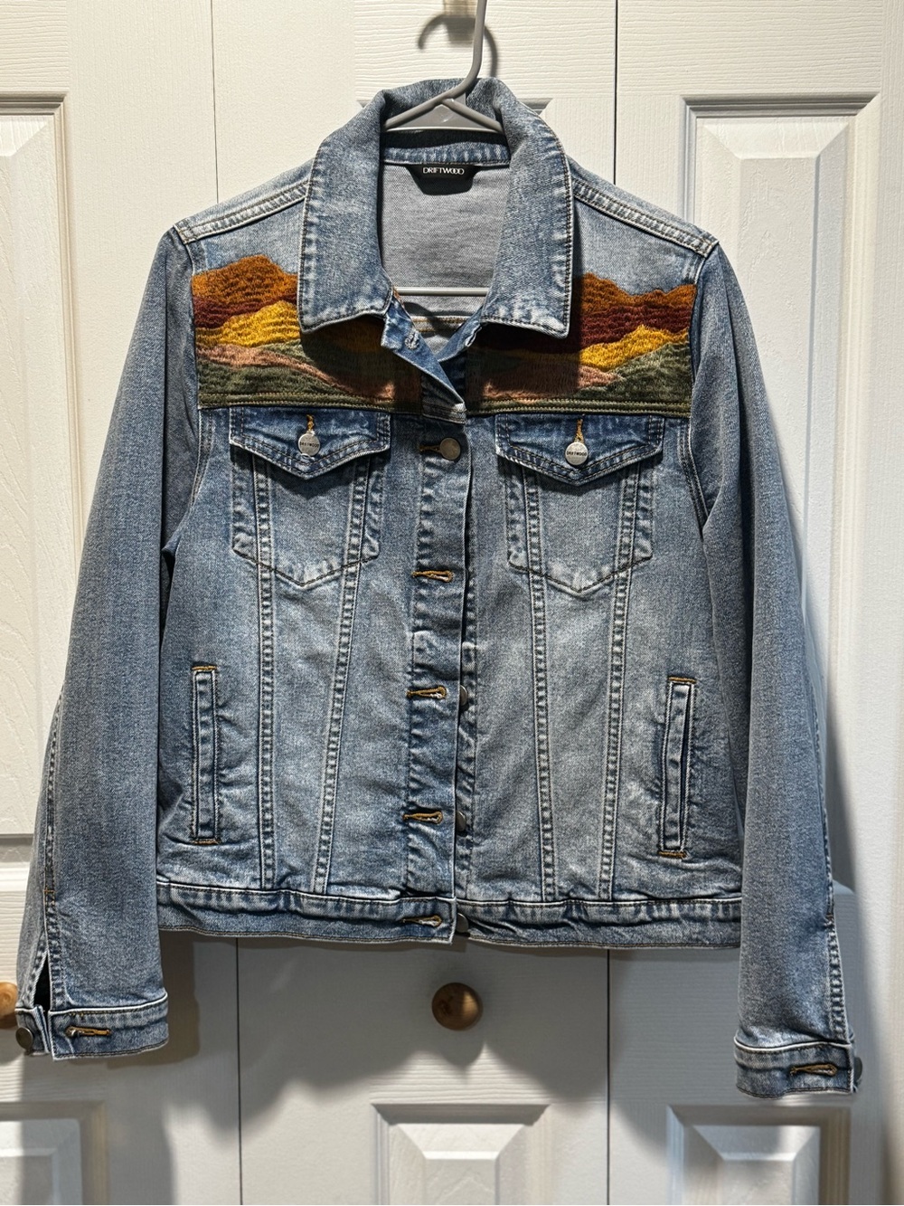 Driftwood Desert Landscape Denim Jacket , NWOT - Picture 6 of 10